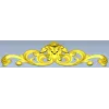 Rose Acanthus Cartouche - STL 3D Model for CNC