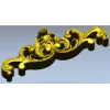 Рокайльный картуш с розой - 3D модель STL для ЧПУ