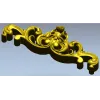Рокайльный картуш с розой - 3D модель STL для ЧПУ