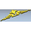 Картуш Вивьен - декоративная 3D модель в формате STL для ЧПУ
