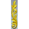 Acanthus Vertical Scroll STL 3D Model for CNC
