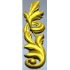 Acanthus Vertical Scroll STL 3D Model for CNC