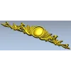 Картуш "Лирический медальон" - декоративная 3D модель STL для ЧПУ
