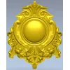 Aureate Rocaille Medallion - STL 3D model for CNC