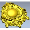 Aureate Rocaille Medallion - STL 3D model for CNC