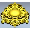 Aureate Rocaille Medallion - STL 3D model for CNC