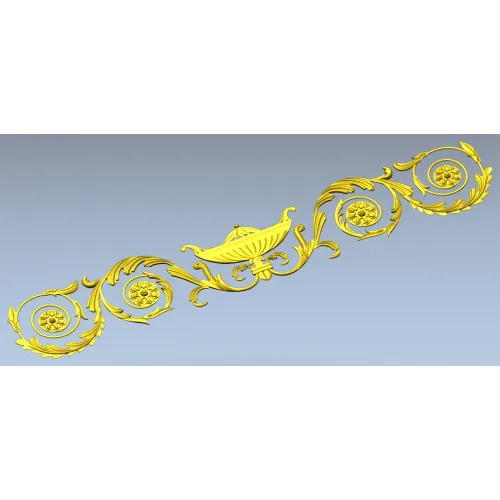 Classical Urn and Acanthus Frieze STL for CNC