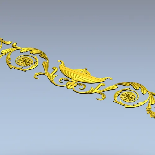 Classical Urn and Acanthus Frieze STL for CNC