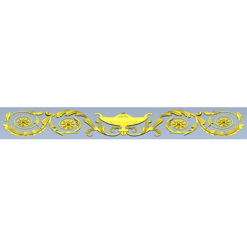 Classical Urn and Acanthus Frieze STL for CNC