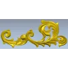 Rococo Acanthus Corner STL 3D Model for CNC
