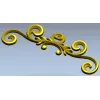Барочный вензель для фрезерной резьбы - stl модель для ЧПУ