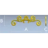 Барочный вензель для фрезерной резьбы - stl модель для ЧПУ