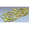 Auric Acanthus Scroll - STL 3D Model for CNC Decorative Panel