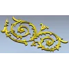 Auric Acanthus Scroll - STL 3D Model for CNC Decorative Panel