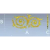 Auric Acanthus Scroll - STL 3D Model for CNC Decorative Panel