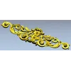 Барочный картуш с розами - 3D модель STL для ЧПУ