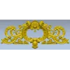 Rococo Shell Cartouche STL for CNC