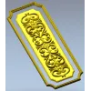 Vertical Acanthus Decorative Panel STL for CNC