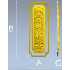 Vertical Acanthus Decorative Panel STL for CNC