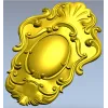 Baroque Oval Cartouche STL