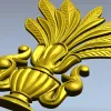 Пернатый вазон - 3D модель в формате STL для ЧПУ