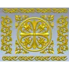 Ornamental Rosette Panel STL for CNC - Acanthus Scroll Relief