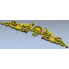 Рокайльный картуш с раковиной - 3D модель STL для ЧПУ
