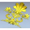 Декоративный картуш "Флора-волна" - STL модель для ЧПУ