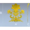 Декоративный картуш "Флора-волна" - STL модель для ЧПУ