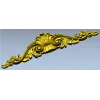 Резной картуш "Корона аканта" - 3D модель STL для ЧПУ