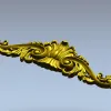 Резной картуш "Корона аканта" - 3D модель STL для ЧПУ