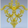Рельефный картуш "Флер" - 3D модель STL для ЧПУ