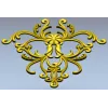 Рельефный картуш "Флер" - 3D модель STL для ЧПУ