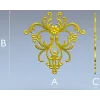 Рельефный картуш "Флер" - 3D модель STL для ЧПУ