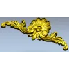 Рокайльный картуш-раковина - 3D модель STL для ЧПУ