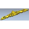 Рельефный картуш в стиле рококо - 3D модель STL для ЧПУ