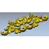 Rococo Acanthus Horizontal Ornament STL 3D Model for CNC