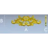 Rococo Acanthus Horizontal Ornament STL 3D Model for CNC