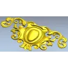 Ornate Rococo Cartouche STL for CNC Milling