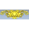 Ornate Rococo Cartouche STL for CNC Milling