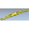 Барочный вензель для фрезеровки - 3D модель в формате STL