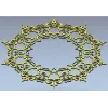 Ажурная круглая розетка "Восточный венец" - 3D модель STL для ЧПУ