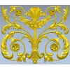 Rocaille Shell Cartouche - STL 3D model for CNC milling