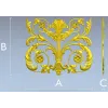 Rocaille Shell Cartouche - STL 3D model for CNC milling