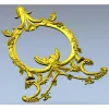 Рокайльная рама "Лилия" - детализированная 3D модель STL для ЧПУ