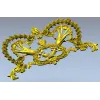Baroque Laurel Crown Cartouche - STL 3D Model for CNC