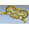 Baroque Laurel Crown Cartouche - STL 3D Model for CNC