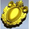 Декоративный картуш в стиле акант - stl модель для ЧПУ