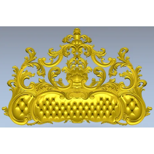 Рокайльное изголовье - 3D модель STL для ЧПУ