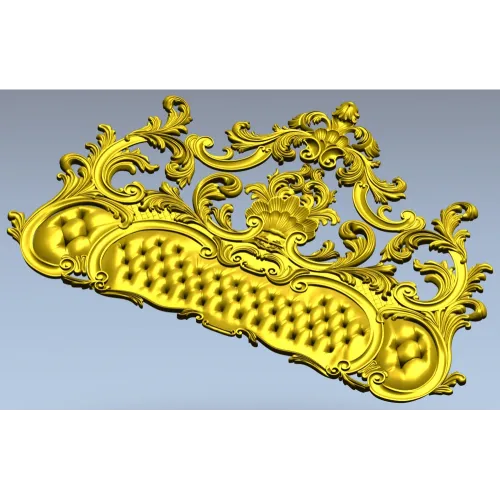 Рокайльное изголовье - 3D модель STL для ЧПУ